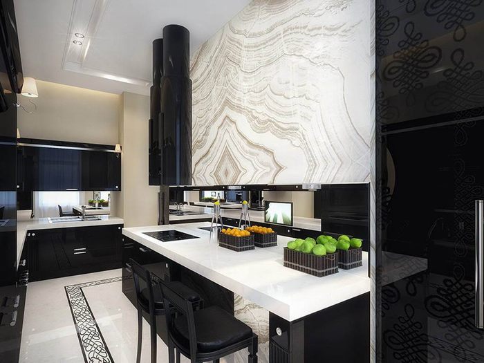 Báo giá thiết kế nhà bếp tuyệt đẹp với màu đen hiện đại 5