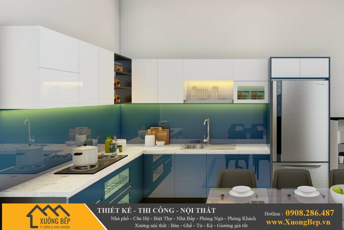 Báo giá thiết kế thi công nhà bếp tủ bếp tại TPHCM,Trà Vinh 1