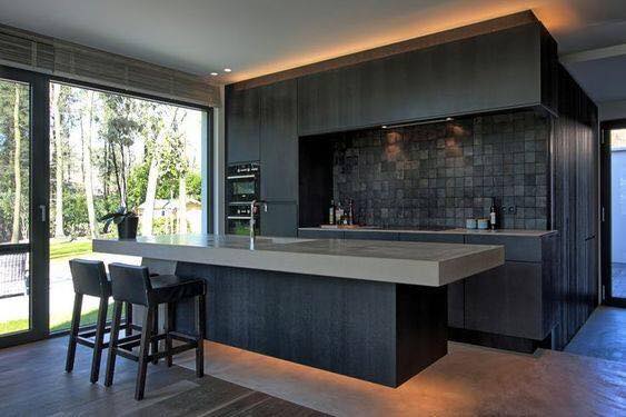 BST THIẾT KẾ BẾP MÀU ĐEN TUYỆT ĐẸP 3