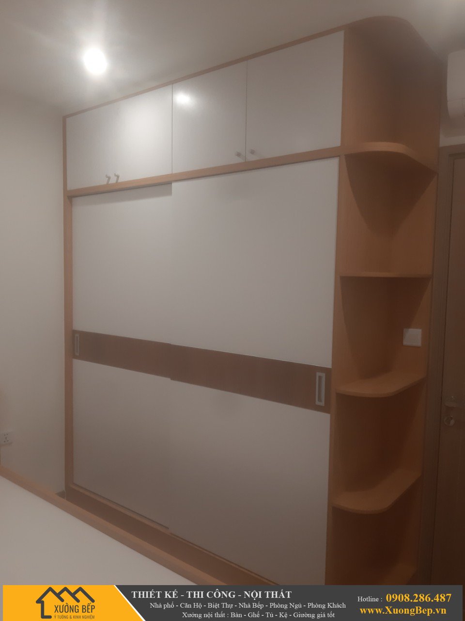 Báo giá thiết kế thi công nội thất nhà phố tủ giường bếp giá tốt 3