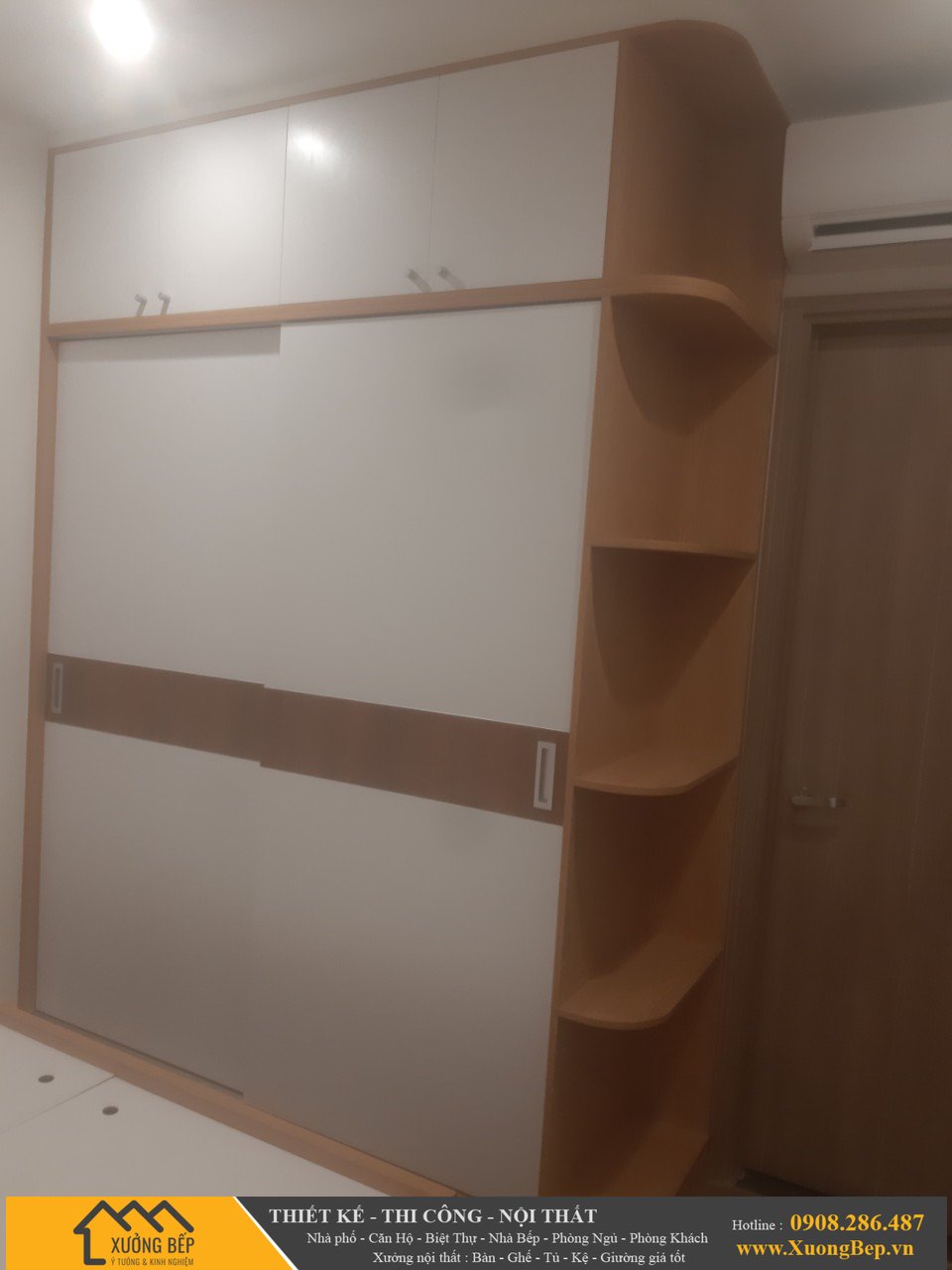 Báo giá thiết kế thi công nội thất nhà phố tủ giường bếp giá tốt 7