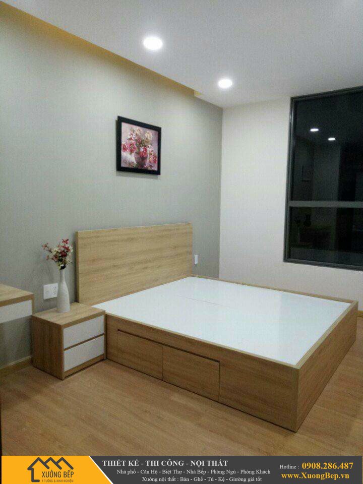 Sản xuất giường ngủ theo thiết kế giá phù hợp 1
