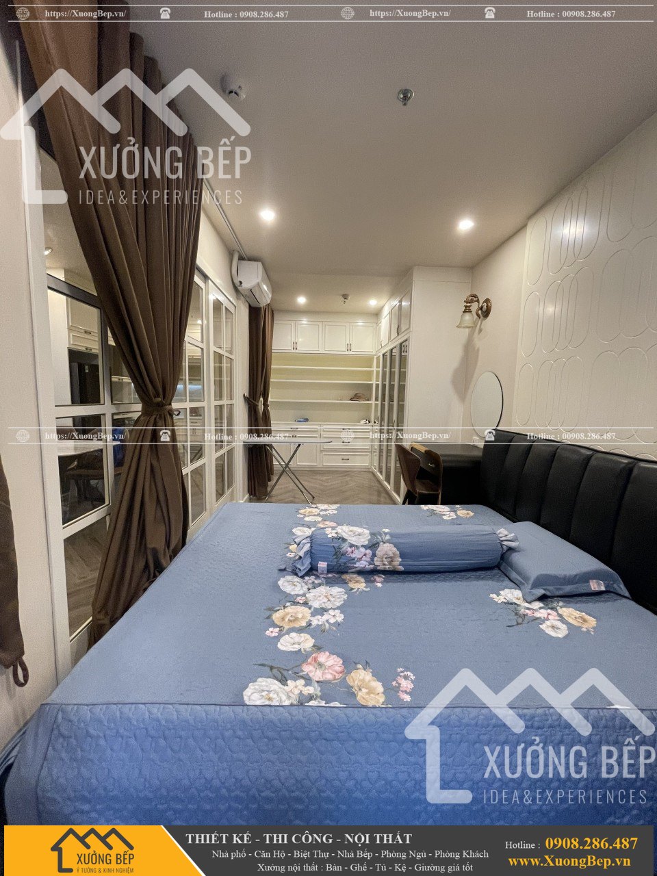 Thiết kế thi công nội thất căn hộ 45 mét căn hộ du lịch 5