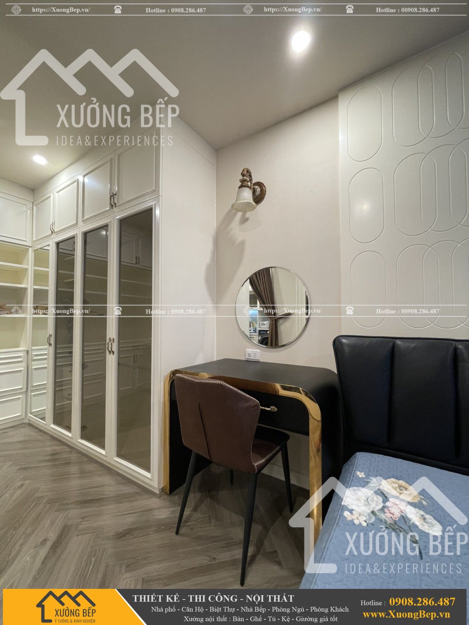 Thiết kế thi công nội thất căn hộ 45 mét căn hộ du lịch 16