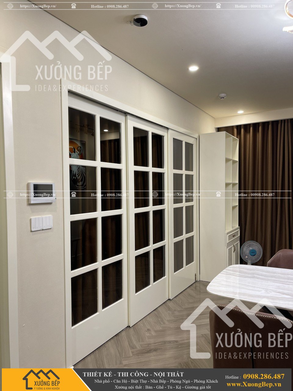 Thiết kế thi công nội thất căn hộ 45 mét căn hộ du lịch 19