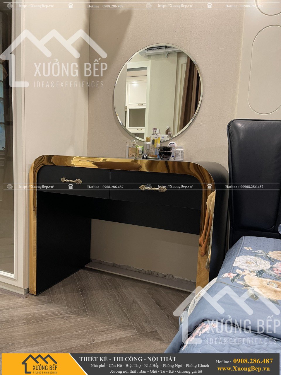Thiết kế thi công nội thất căn hộ 45 mét căn hộ du lịch 3