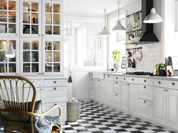 Nội thất nhà bếp đẹp bán cổ điển 1