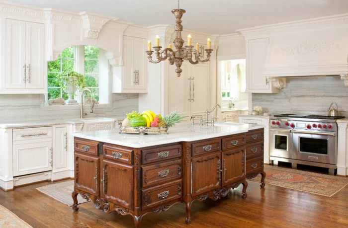 Nội thất nhà bếp đẹp bán cổ điển 6
