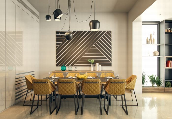 Nội thất phòng ăn tinh tế và sang trọng 8