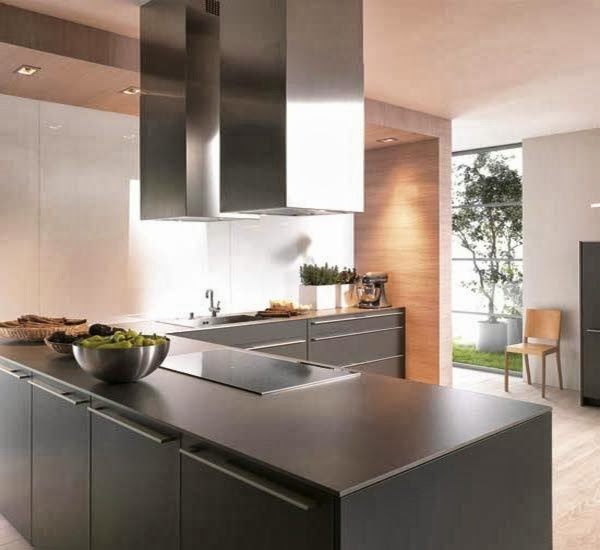 Nội thất nhà bếp đẹp với màu đen 10