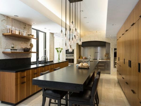 Nội thất nhà bếp đẹp với màu đen 14