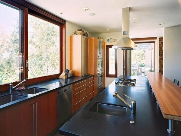 Nội thất nhà bếp đẹp với màu đen 5