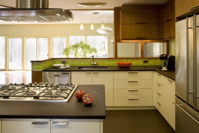 Nội thất căn bếp hiện đại ấn tượng hình chữ L 2