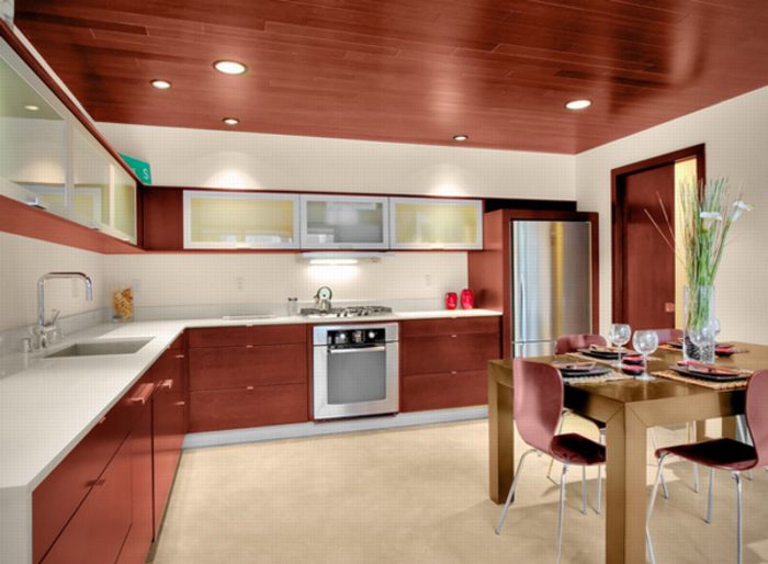 Nội thất căn bếp hiện đại ấn tượng hình chữ L 7