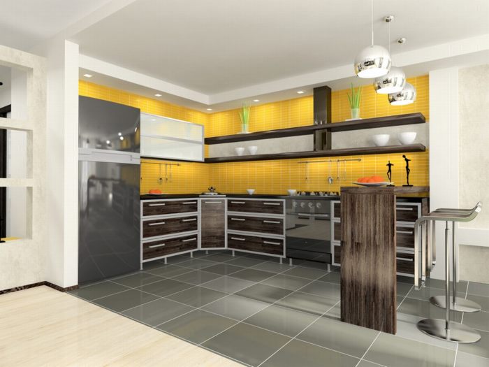 Nội thất căn bếp hiện đại đẹp mê ly, nhà bếp xinh  5