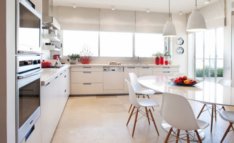 Nội thất nhà bếp xinh,Tủ bếp gỗ chữ L 3