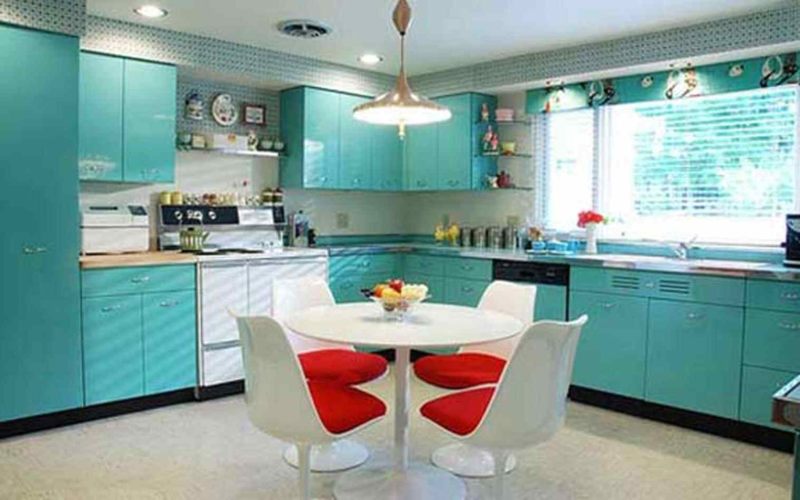 Nội thất nhà bếp xinh,Tủ bếp gỗ chữ L 30