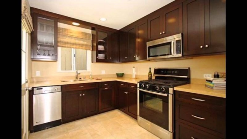 Nội thất nhà bếp xinh,Tủ bếp gỗ chữ L 9