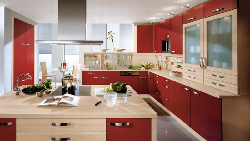Nội thất nhà bếp tủ bếp kiểu chữ G 1