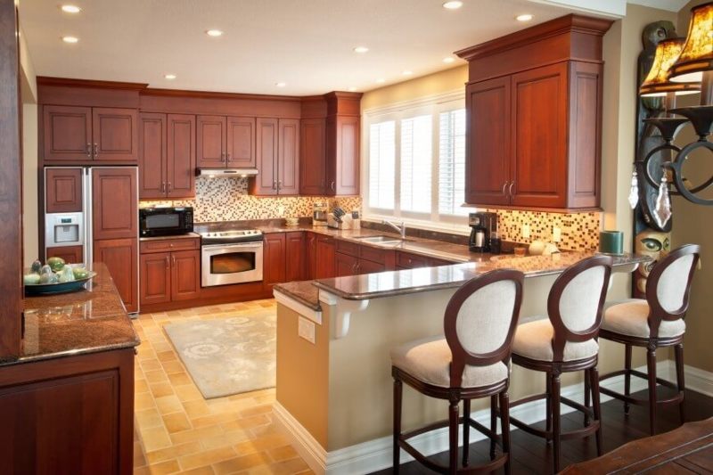 Nội thất nhà bếp tủ bếp kiểu chữ G 5