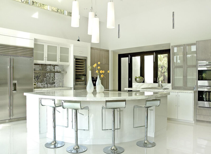 Mẫu tủ bếp Inox đẹp , nội thất nhà bếp inox 1