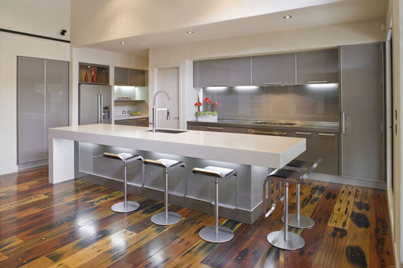 Mẫu tủ bếp Inox đẹp , nội thất nhà bếp inox 2