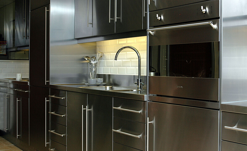 Các mẫu tủ bếp đẹp bằng inox