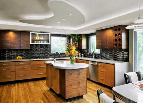 Báo giá thiết kế thi công Tủ bếp nhà bếp chữ L