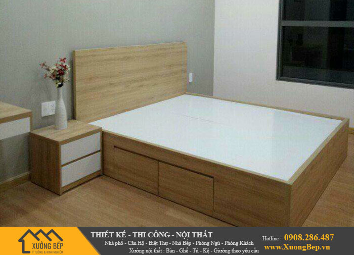 Sản xuất giường ngủ theo thiết kế giá phù hợp