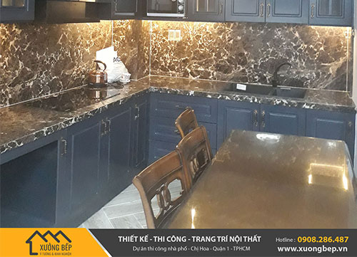 Dự án thiết kế thi công nội thất nhà phố nhà chị Hoa  tại TPHCM