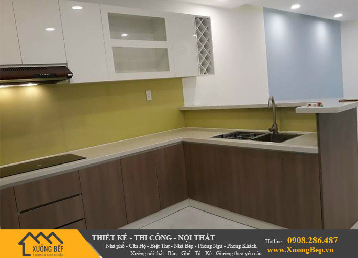Thiết kế thi công nhà bếp trọn gói theo yêu cầu tại TPHCM