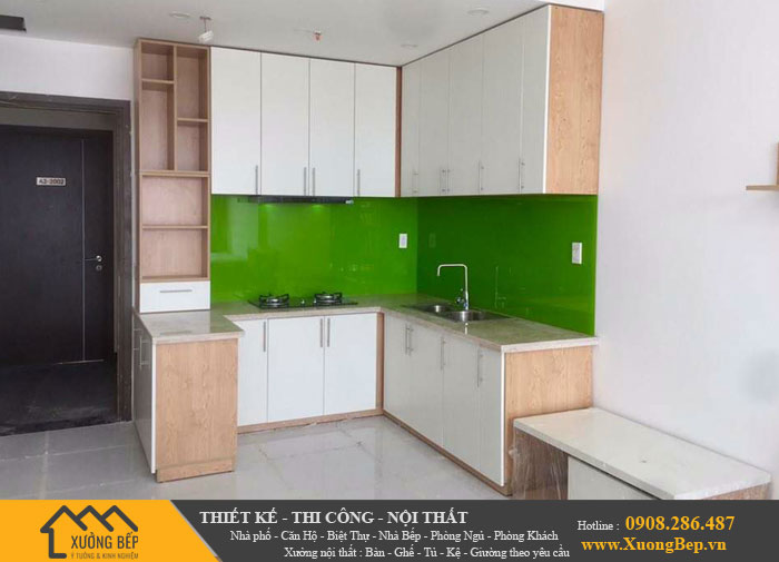 Thiết kế thi công nhà bếp chung cư trọn gói theo yêu cầu tại TPHCM
